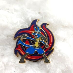 Pokemon Lucario Vstar enamel pin